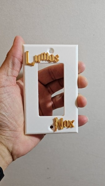 HP Lumos Nox Flat Light Switch Cover - AMS