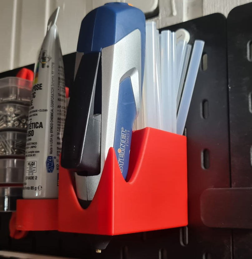 Hotglue pen station Skadis holder Steinel neo 1