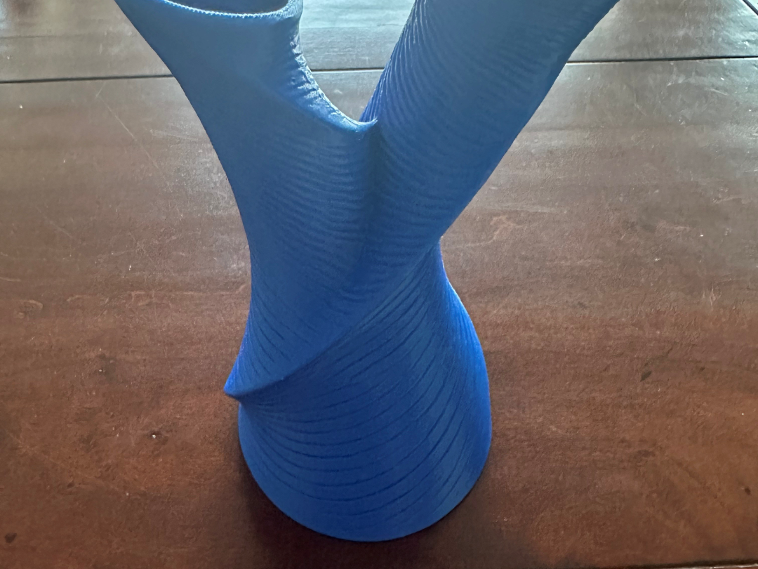 two mouth vase-  Sculptural Water Splitter