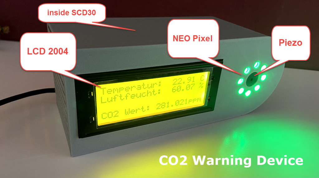CO2 Warngerät (CO2 warning device)
