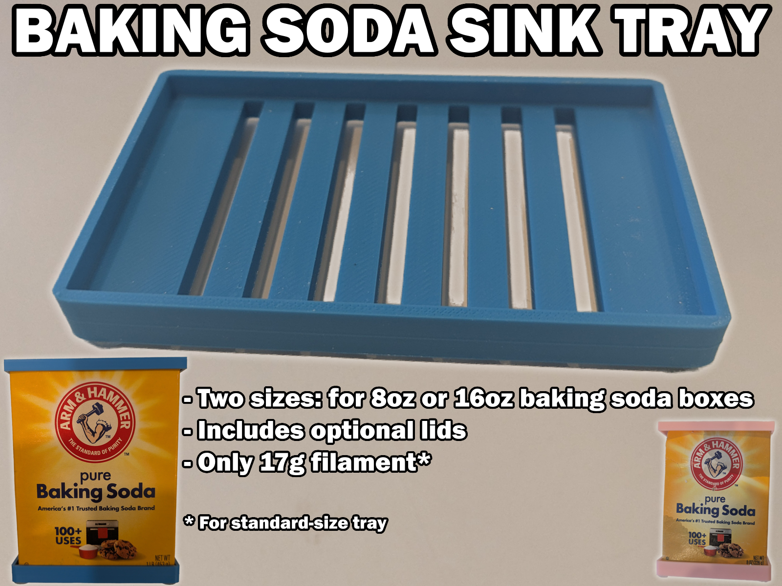 Baking Soda Sink Tray