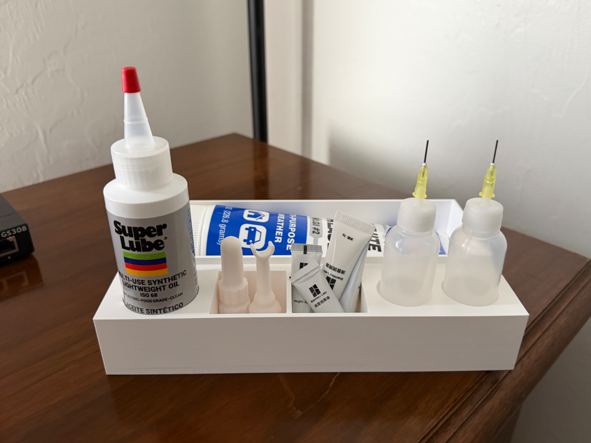 Lubrication Organizer