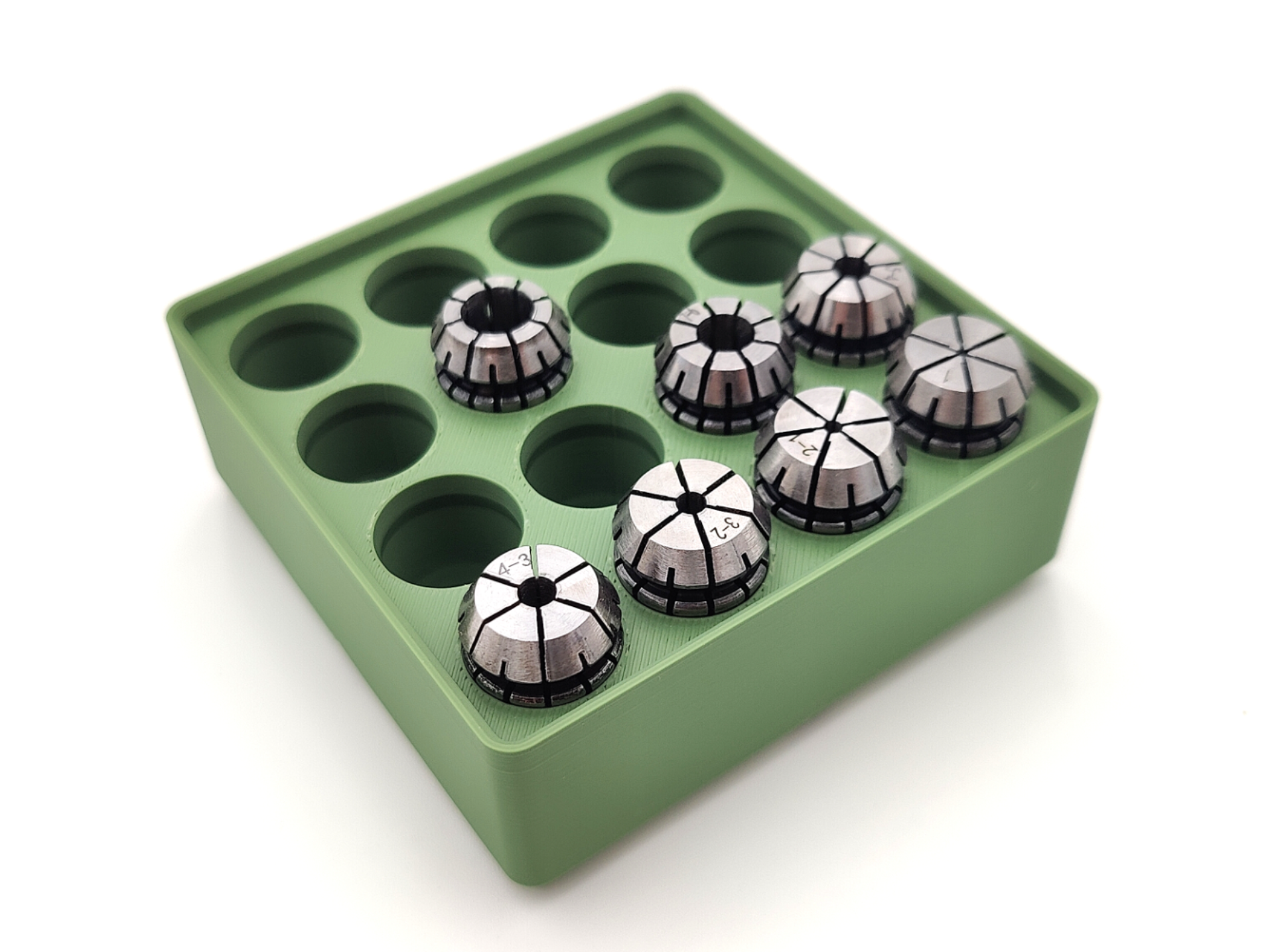 ER16 collet holder 16x gridfinity