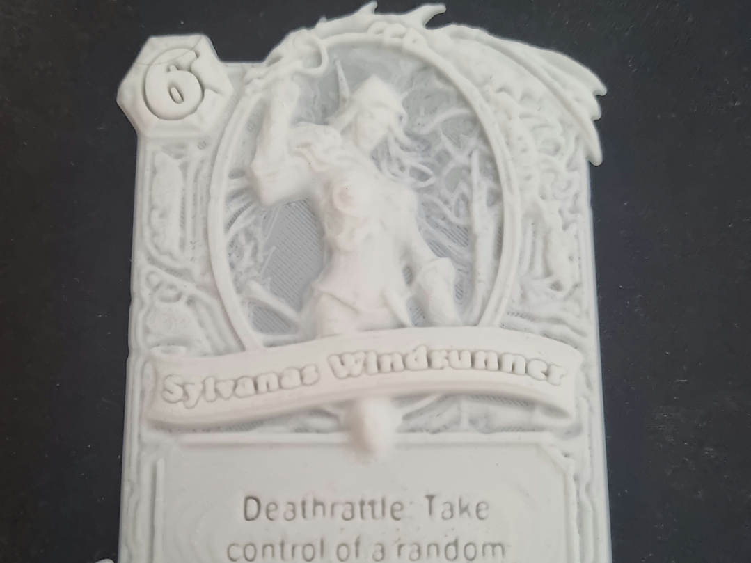 Sylvanas Windrunner relief card