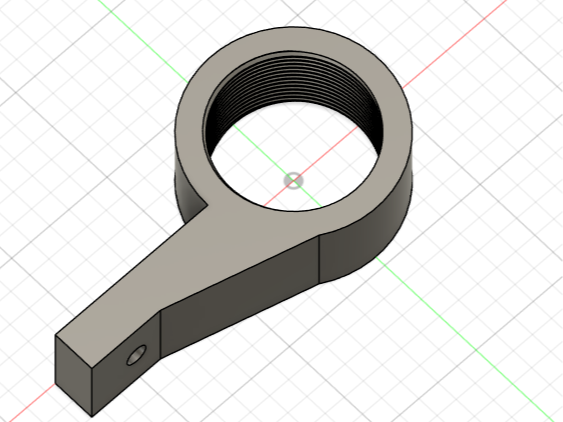 Diesel heater fuel pump bracket (TPU)
