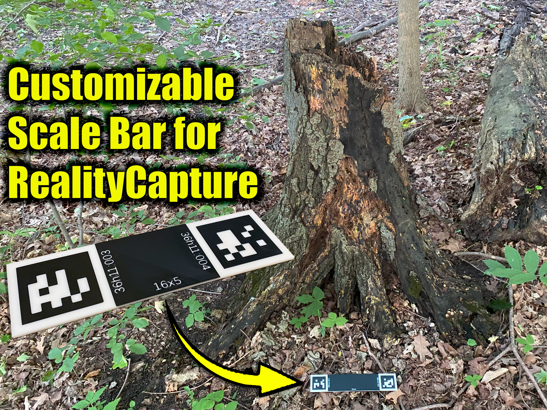 Scale Bar for RealityCapture (Customizable)