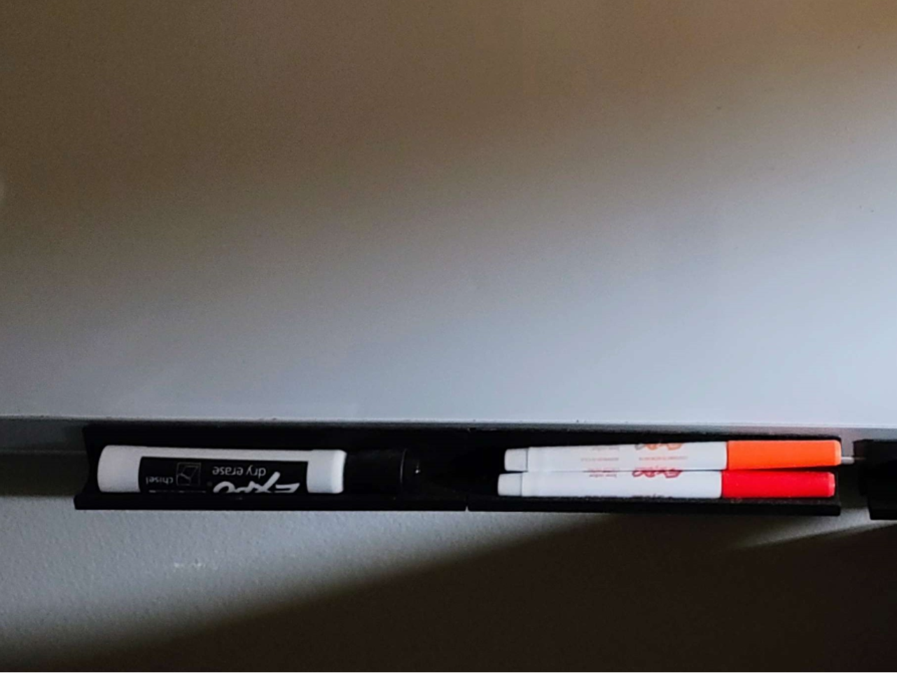 White Board Bracket w/ Dry Erase Marker Holder