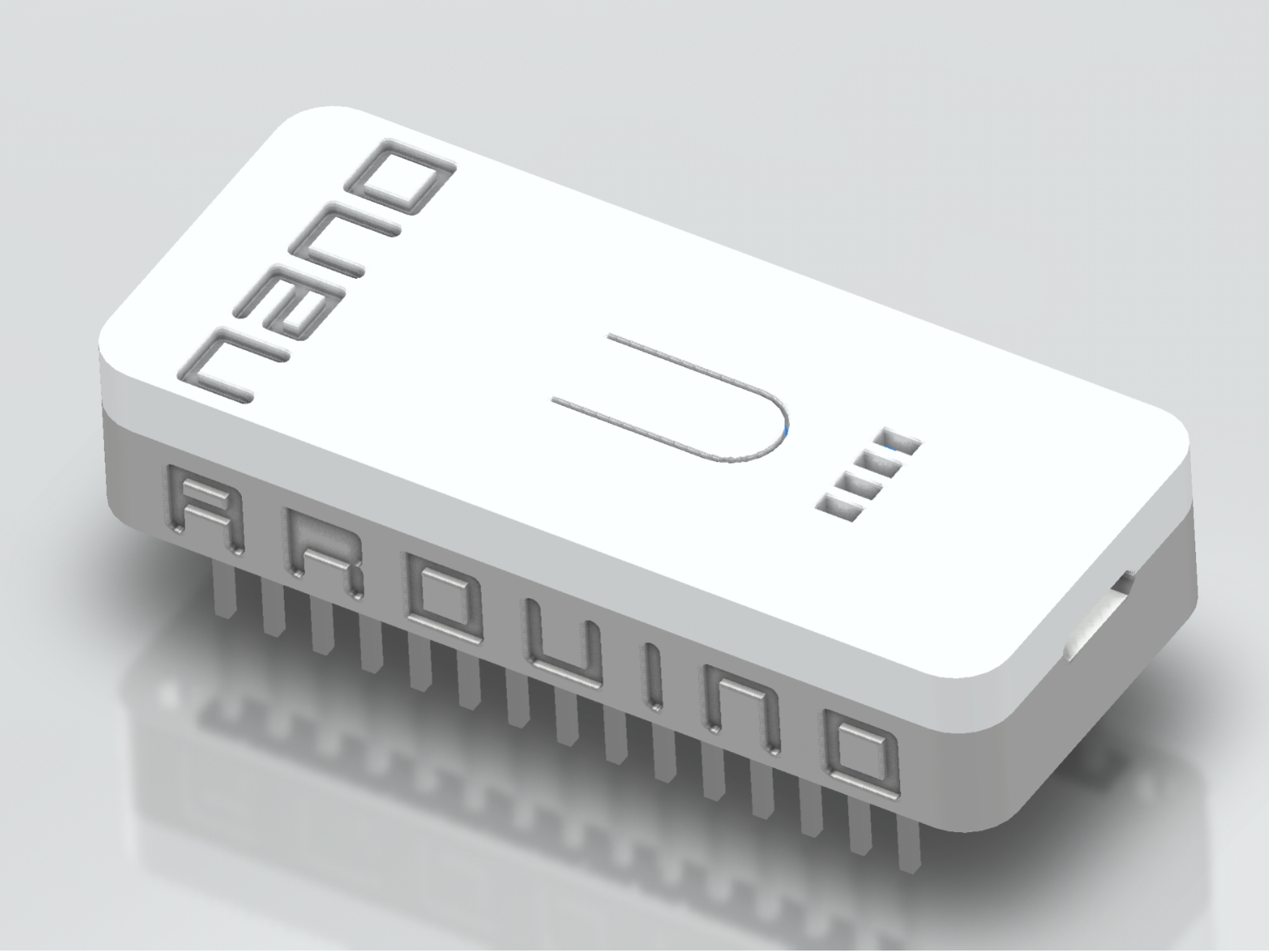 Arduino Nano Slim Snap-fit Case