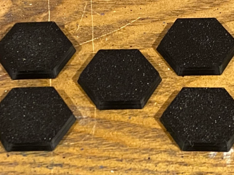 1.24" Hex Base for Wargaming