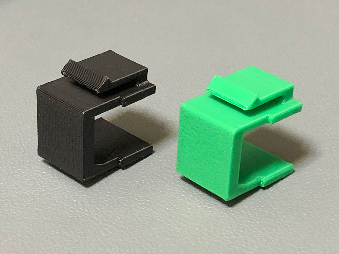 Keystone Blank Insert cover (for PETG, PLA)