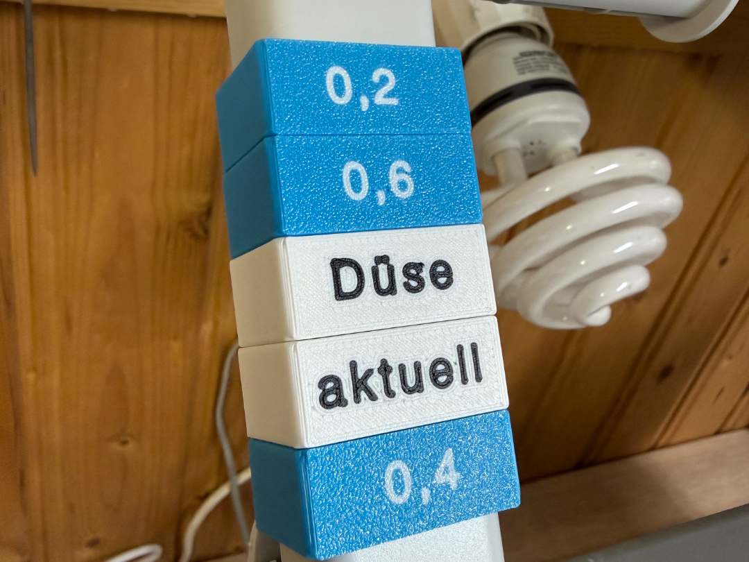 Aktuelle Nozzle-Information