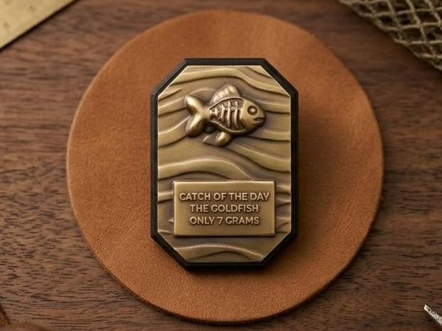 The "Honest" Fisherman's Wall Trophy - 7g Goldfish