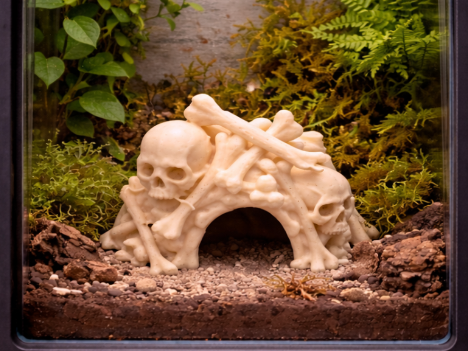 Bone Pile Skull Reptile Hide