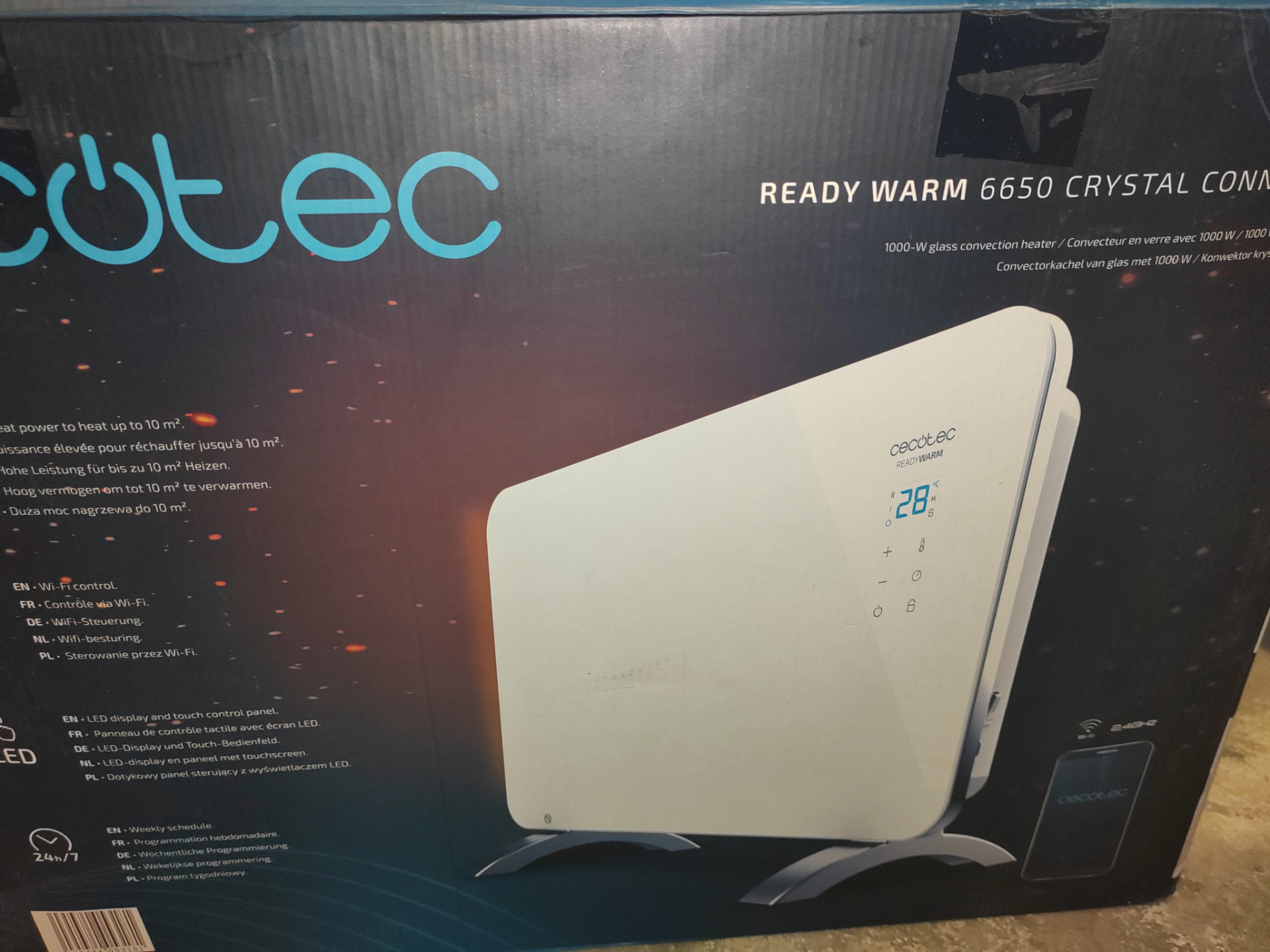 cecotec warm 6650 crystal