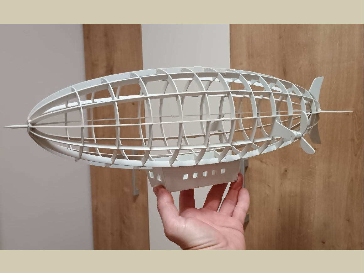 Zeppelin 3D puzzle