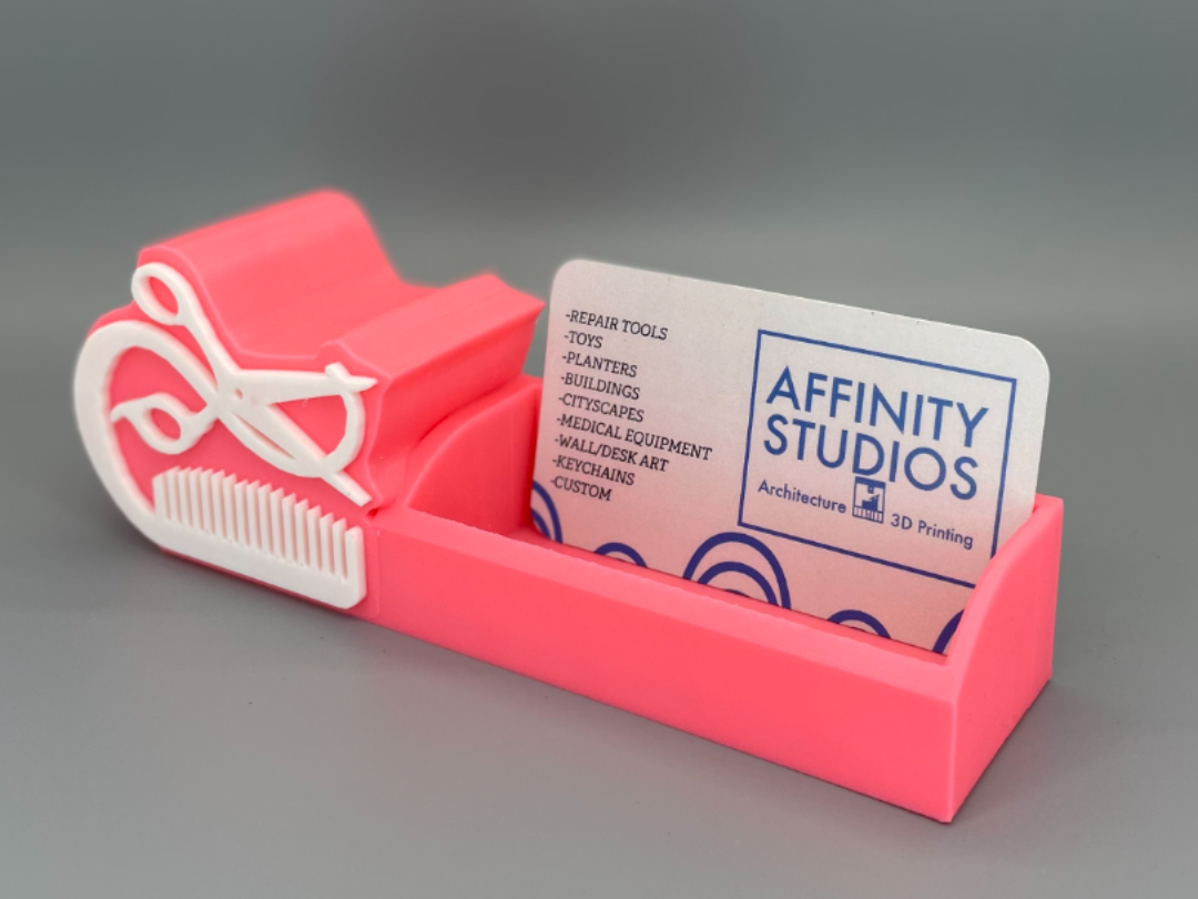 Hair Stylist Form Business Card Holder