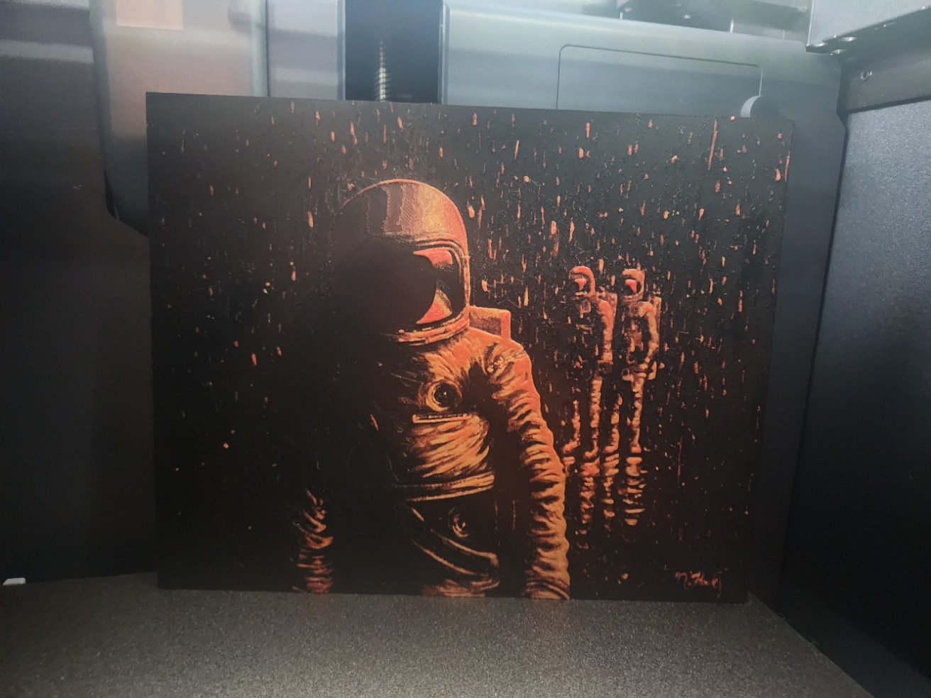 Astronaut Rain Hueforge