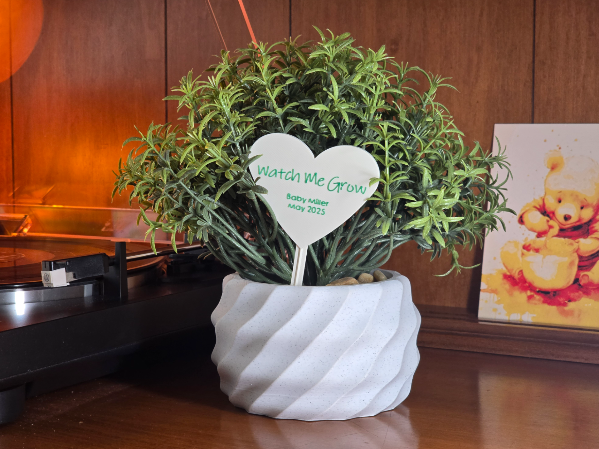 Heart Shaped Garden Stake - Customizable