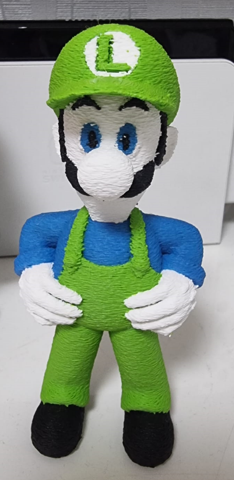 Luigi mit Farbe