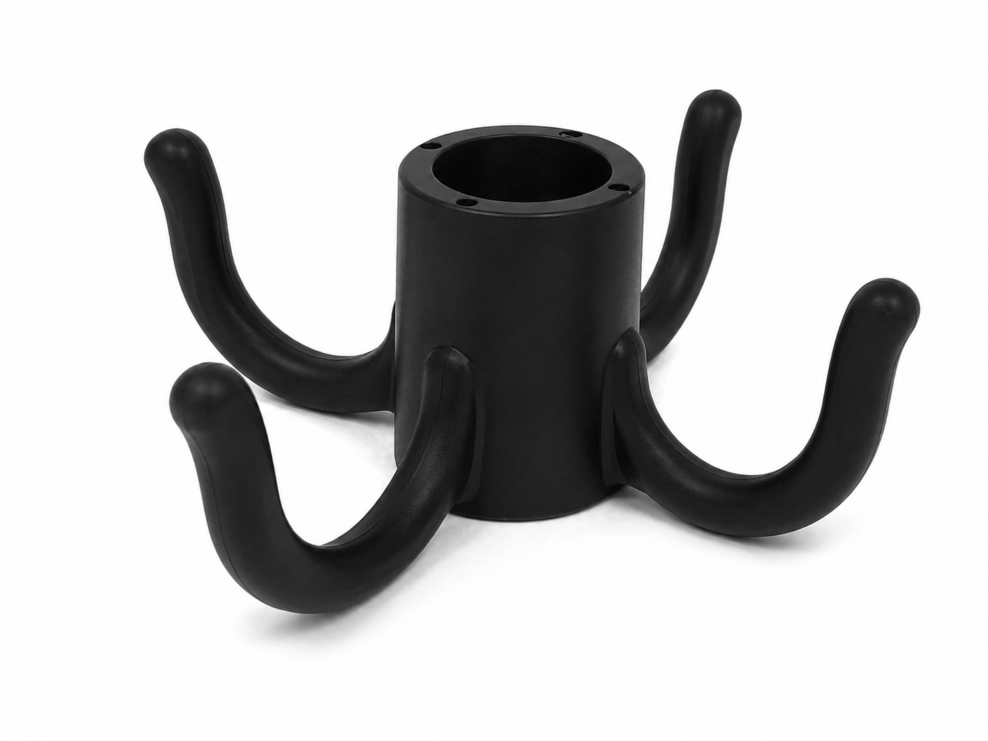 Soporte de objetos para sombrilla de playa.
