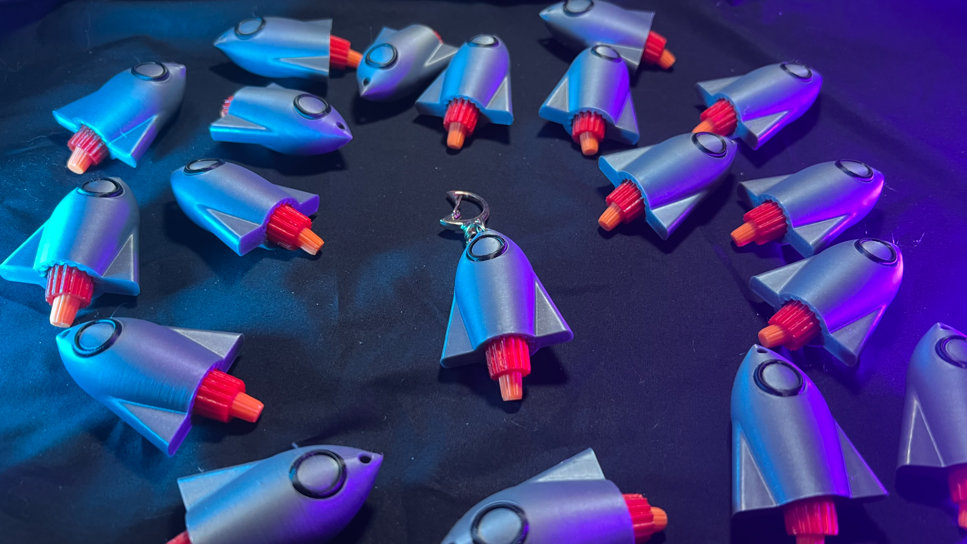 ITSBOYINSPACE ROCKET KEYCHAIN