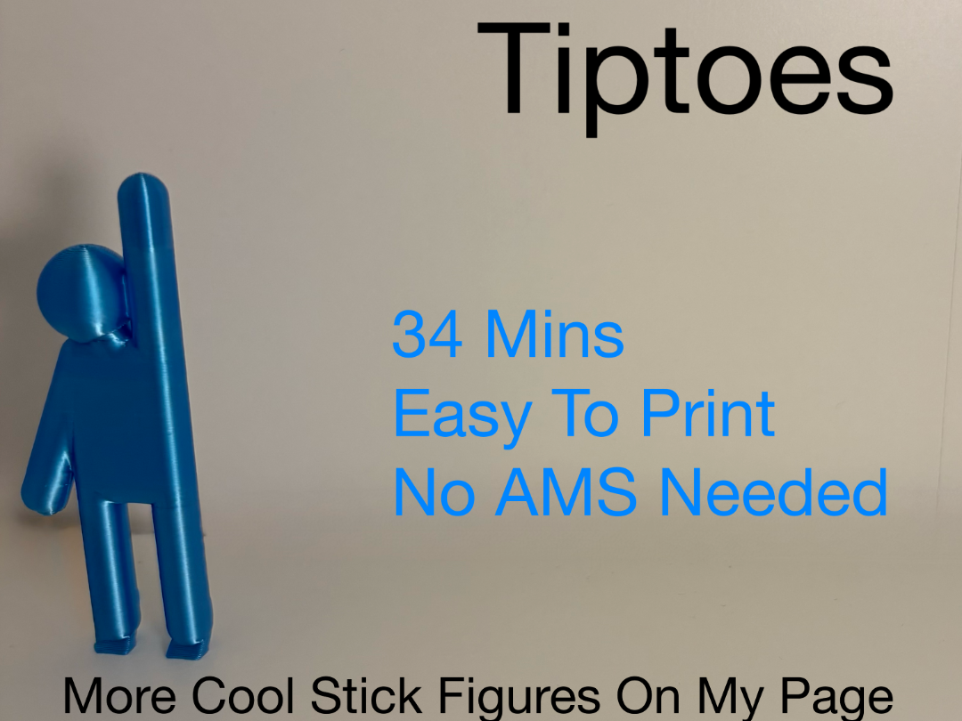 Stick Figure - Every Day Life - Tiptoes