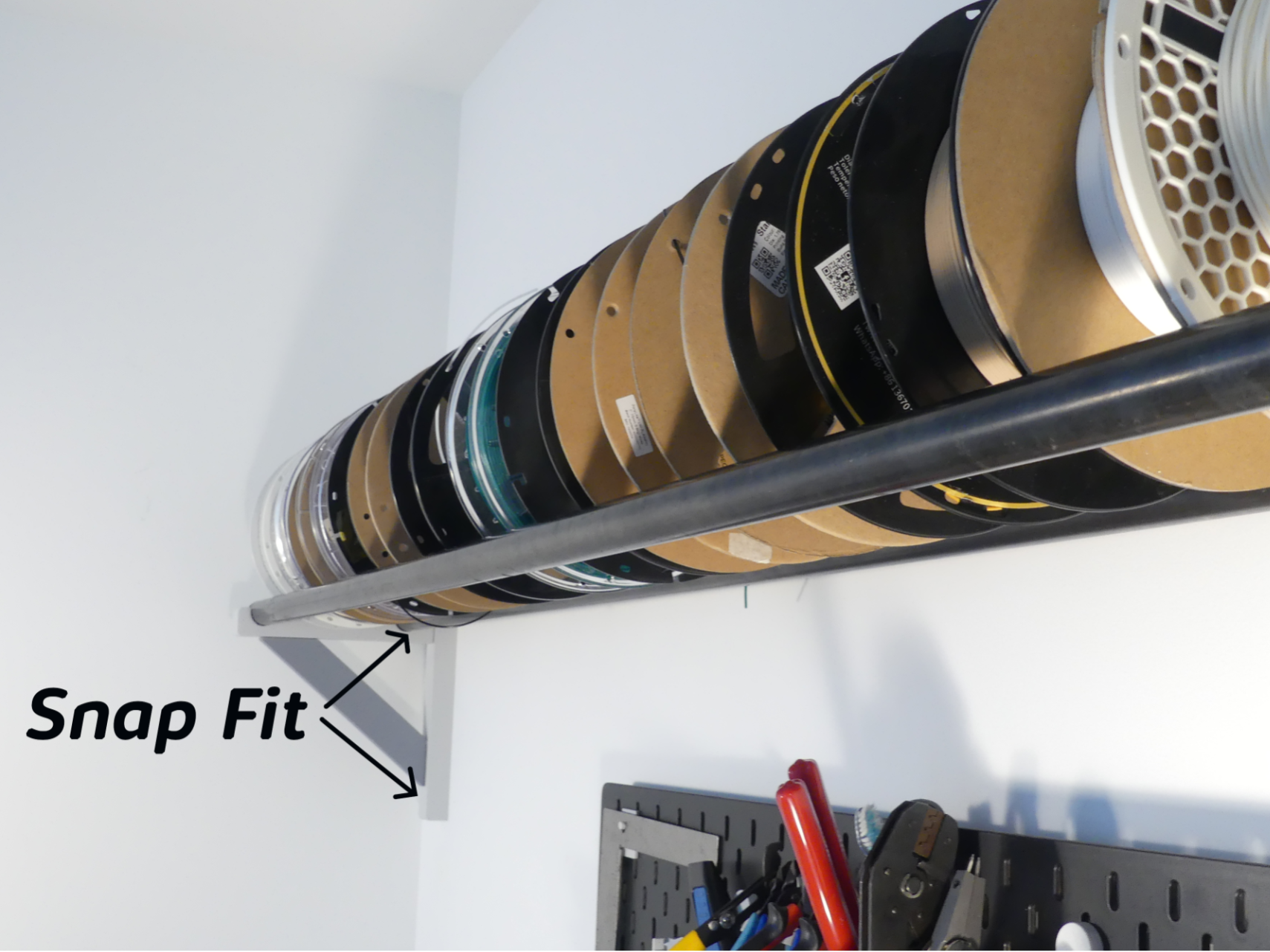 Nice Looking Wall Spool Rack - LORRY