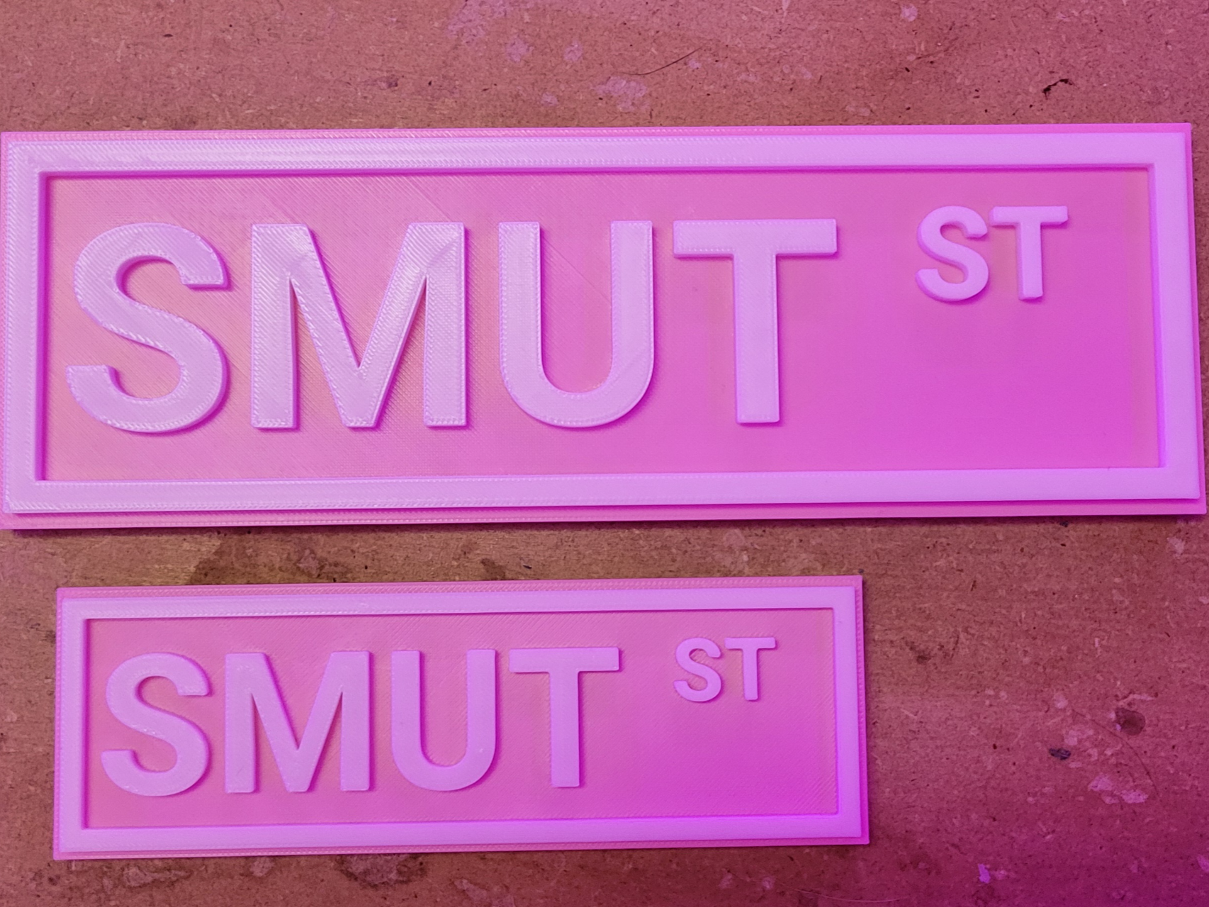 Smut Street Sign