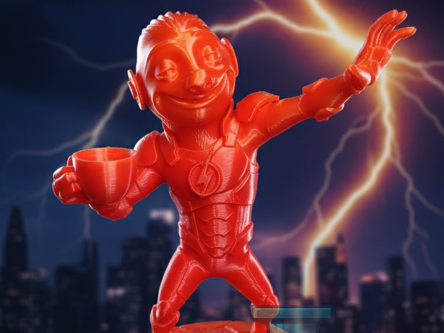 Flash Zootopie chibi figurine mashup DC