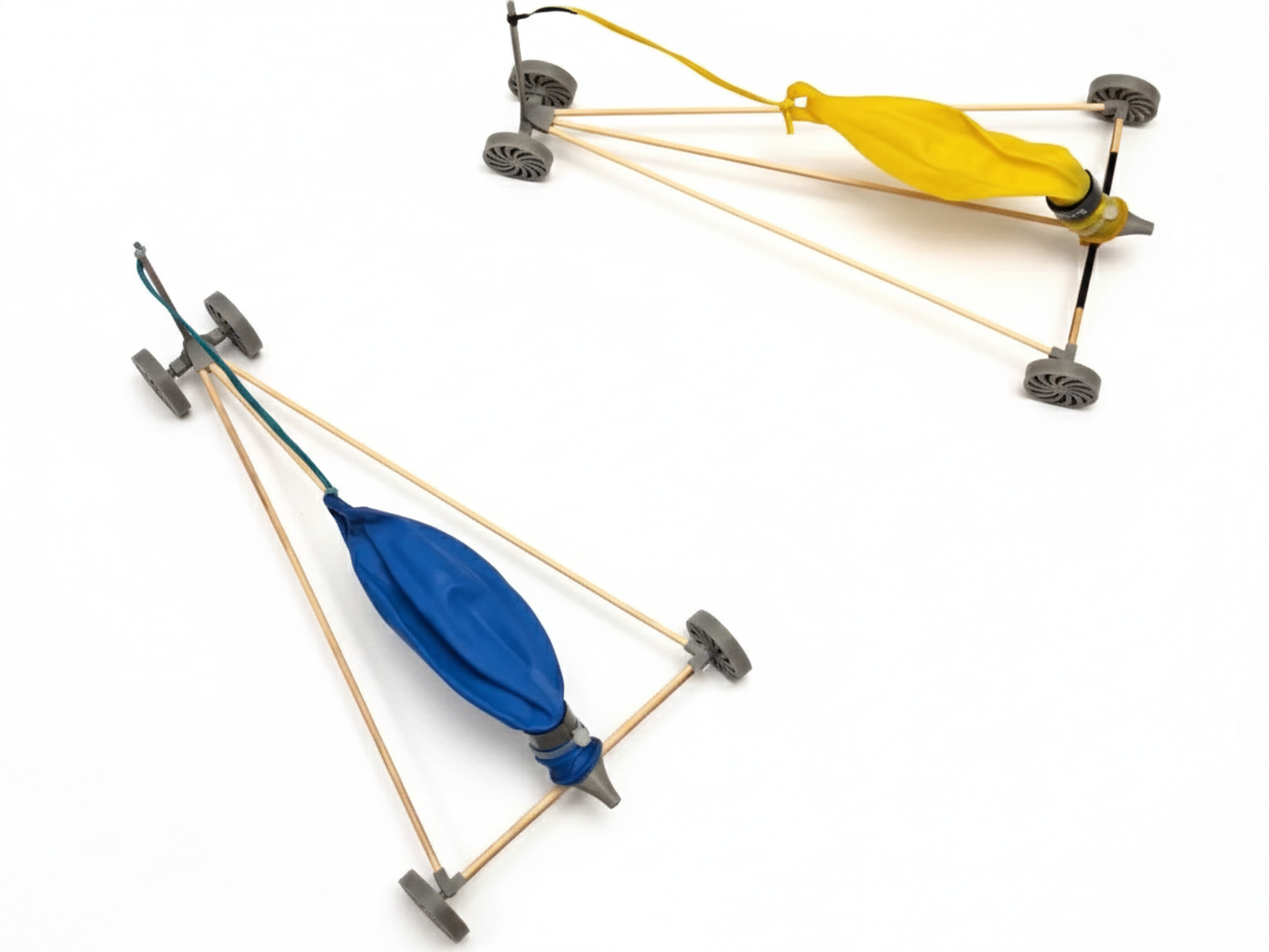 Balloon-Powered Car - 40ft+ Range
