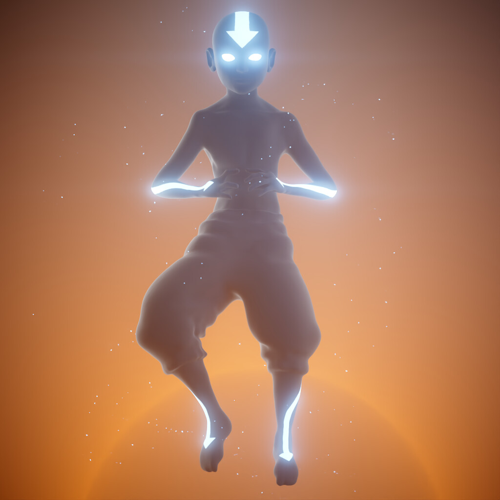 Aang Avatar Glow
