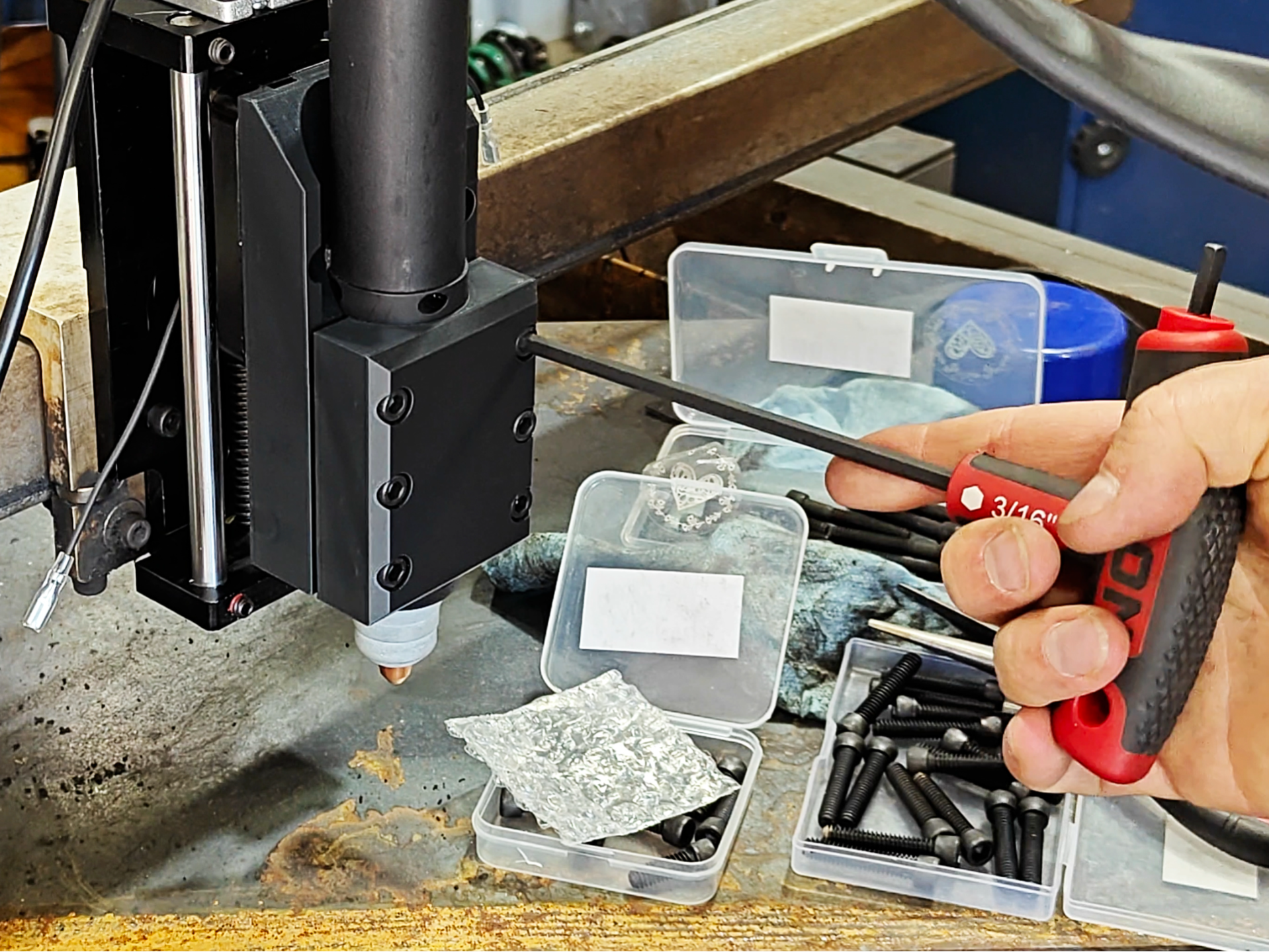 Langmuir CNC Plasma Table Machine Torch Holder
