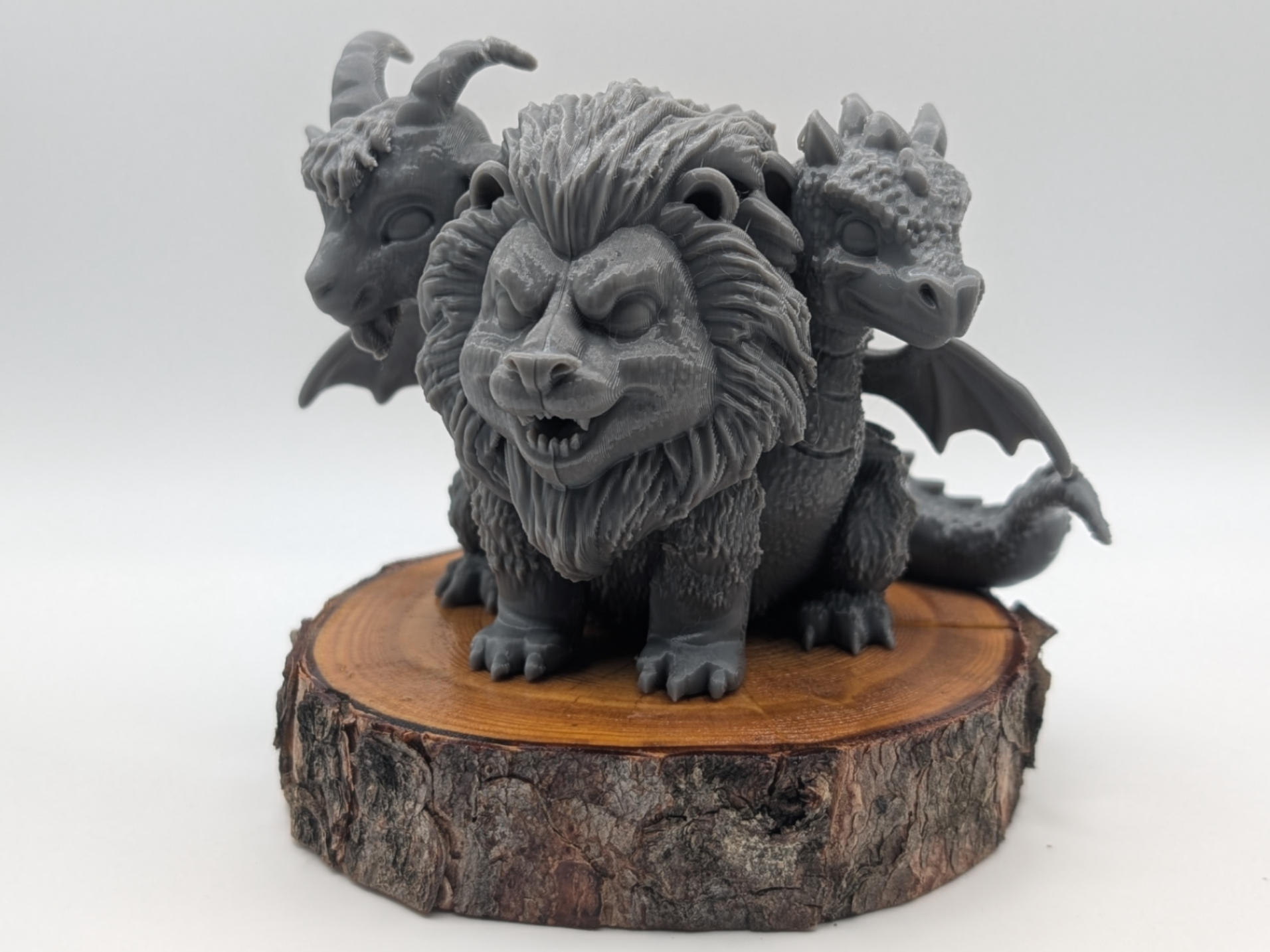 Chibi Chimera - Fire, Fangs & Fluff