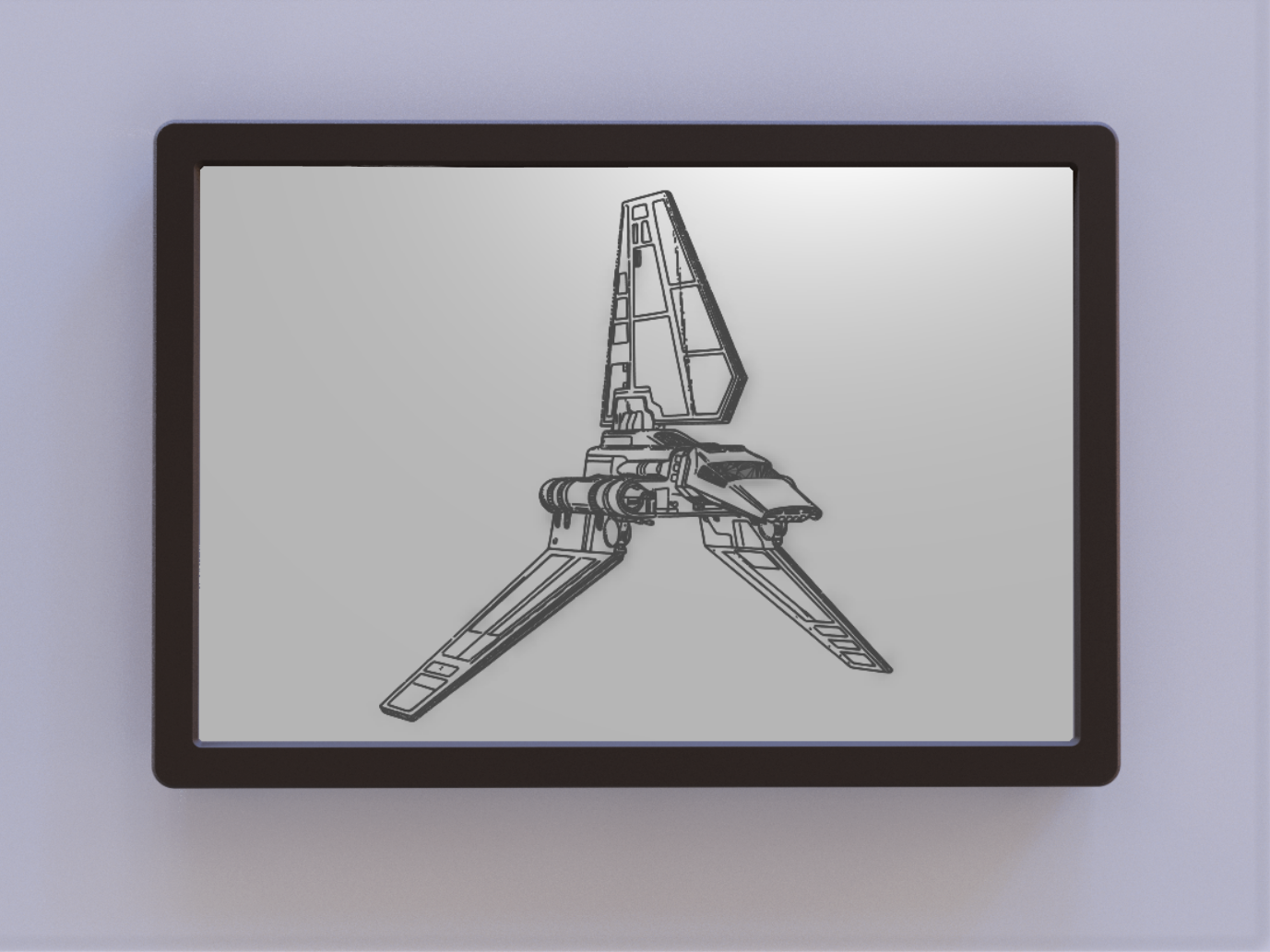 Star Wars Imperial Shuttle Patent Art - ISO