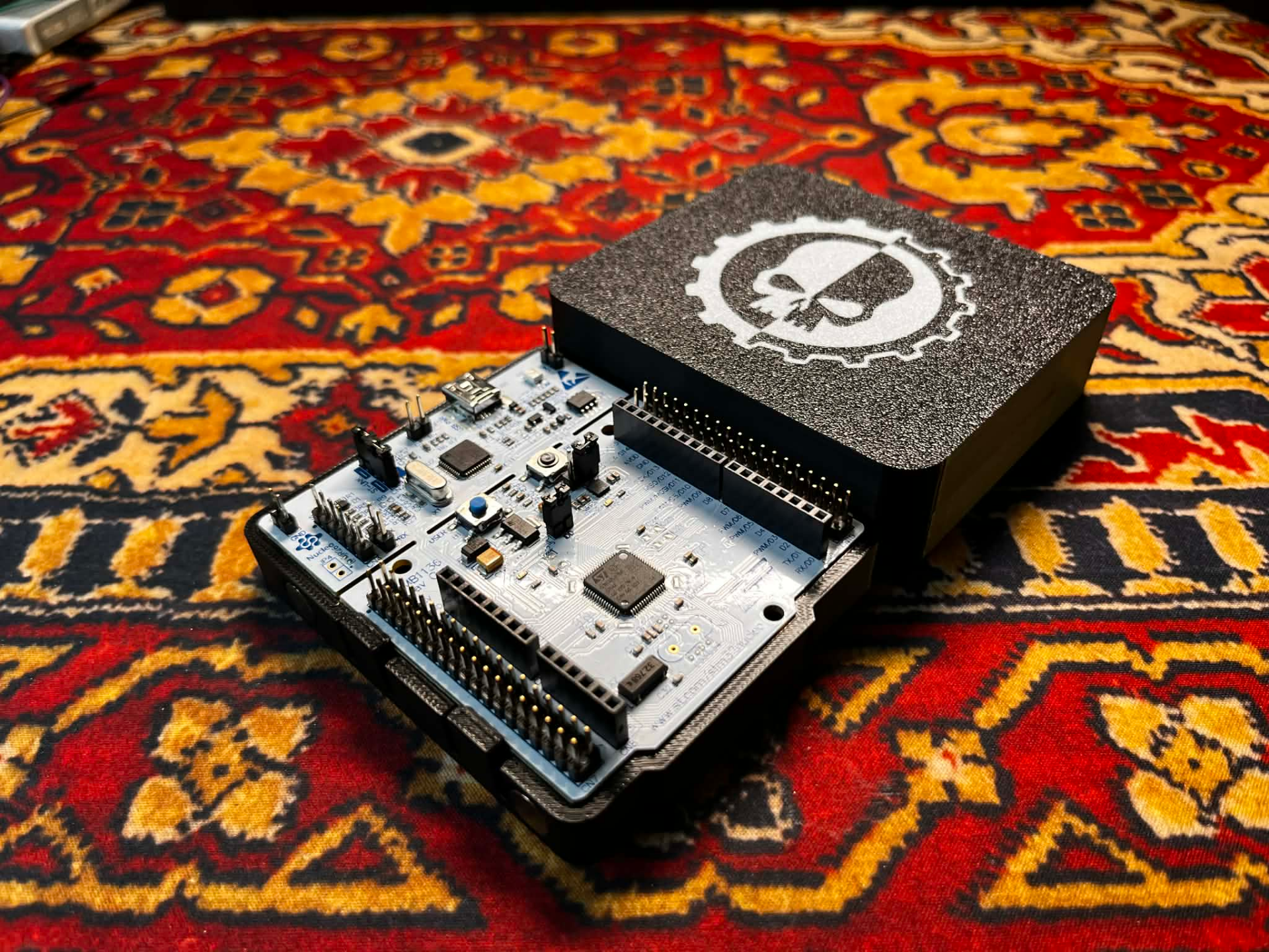 STM32 Nucleo Case with Magnetic Lid