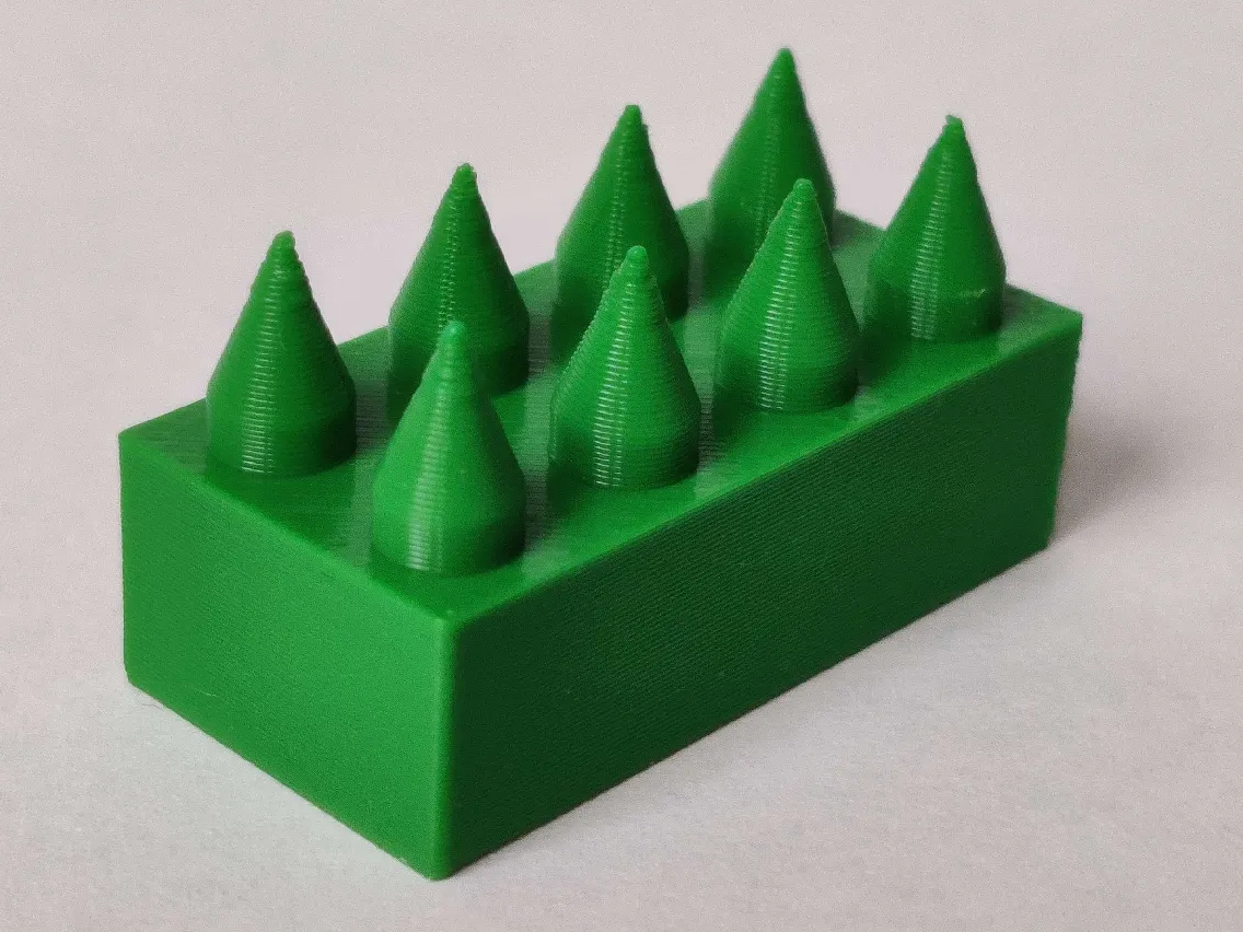 A brick with spikes