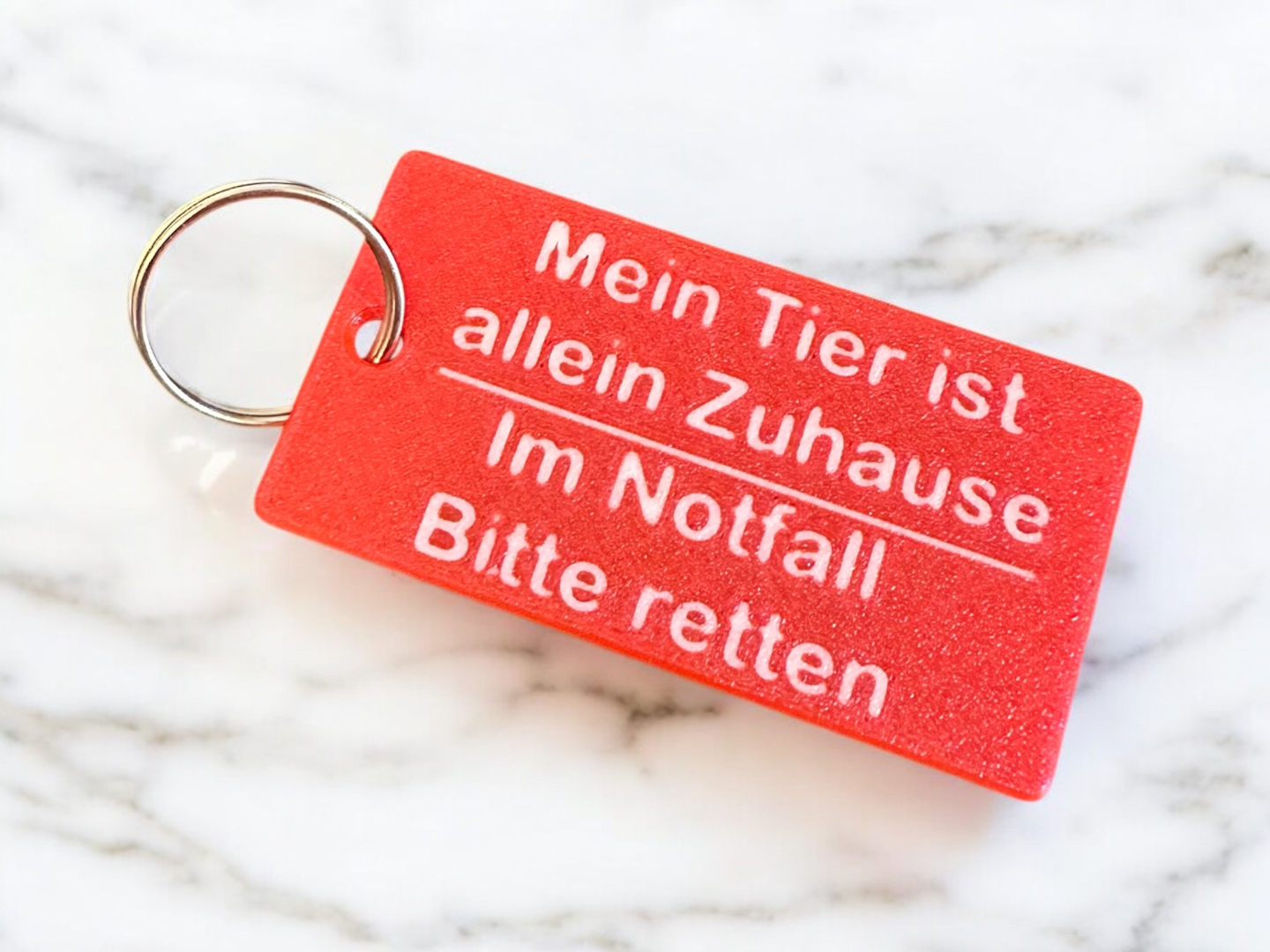 Notfall Tierrettung Schlüsselanhänger