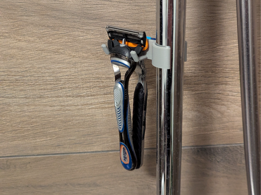 Double Razor Holder for in the shower