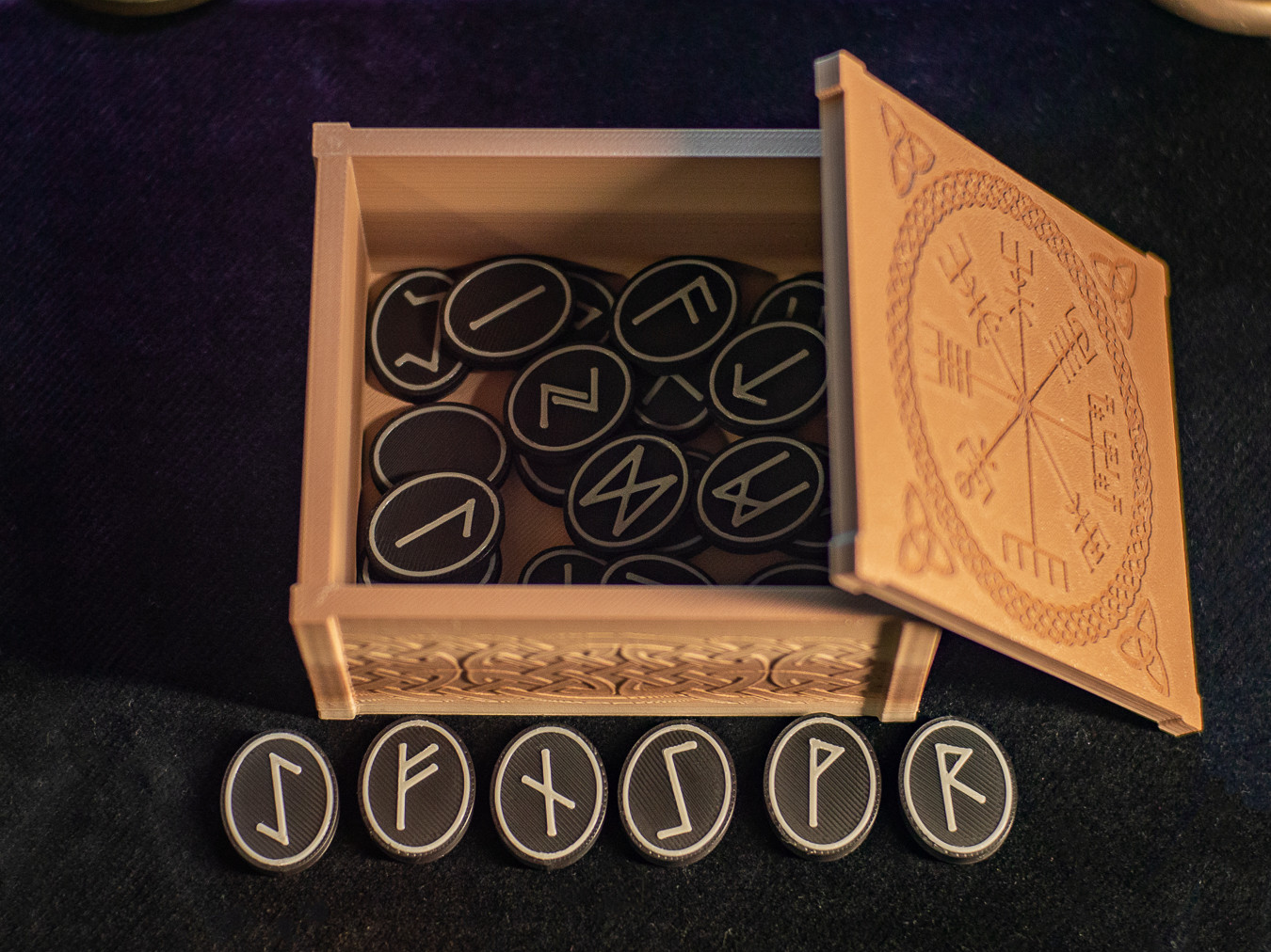 Elder Futhark Rune Set + Case