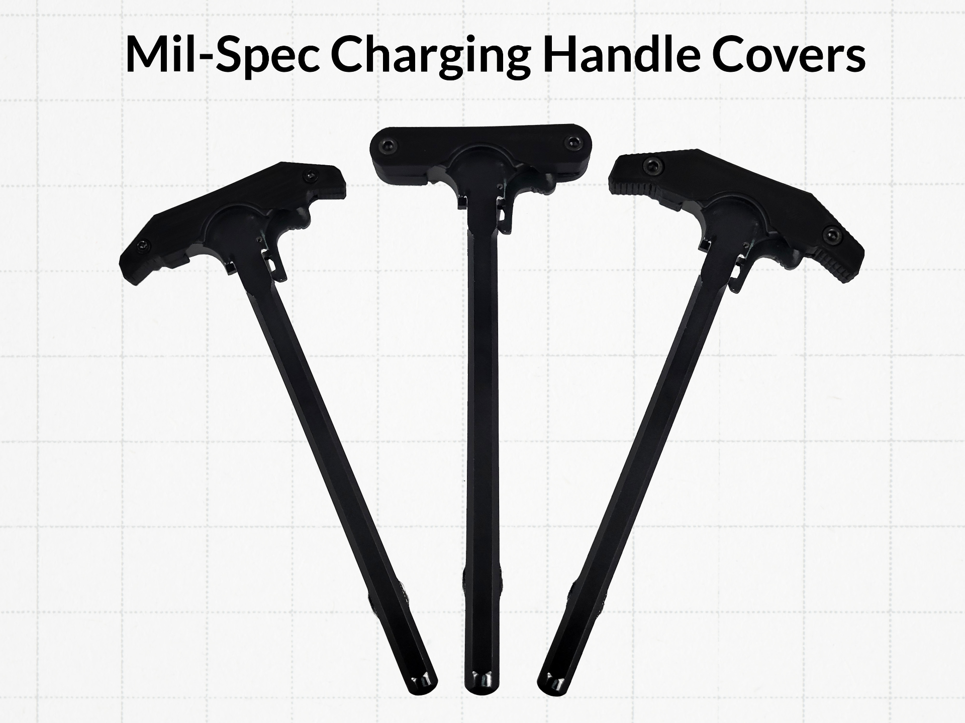Extended Mil-Spec Charging Handle Covers