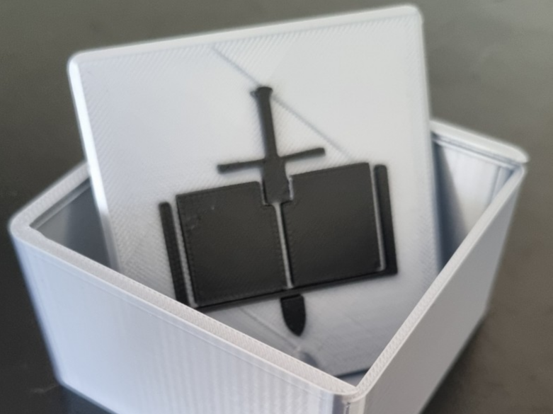 Grey Knights dice box and data card holder