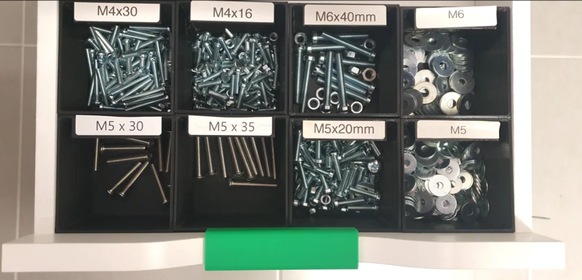 Ikea Alex Drawer Organisation