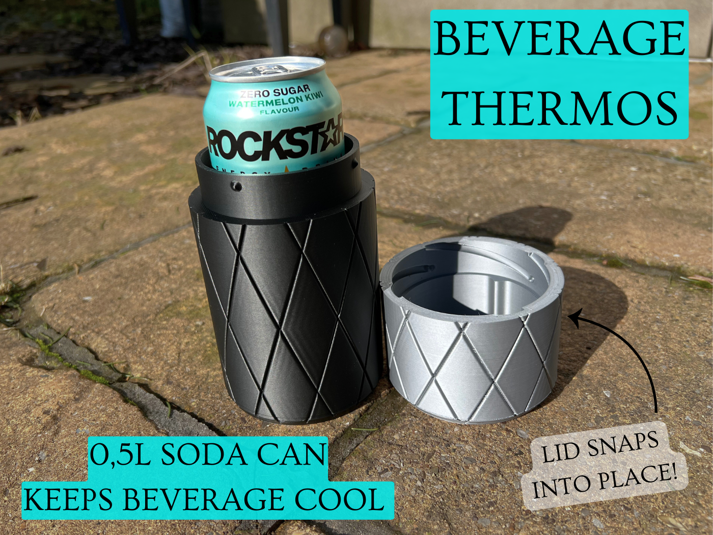 Can Cooler for Soda Thermos Beverage 500ml Version