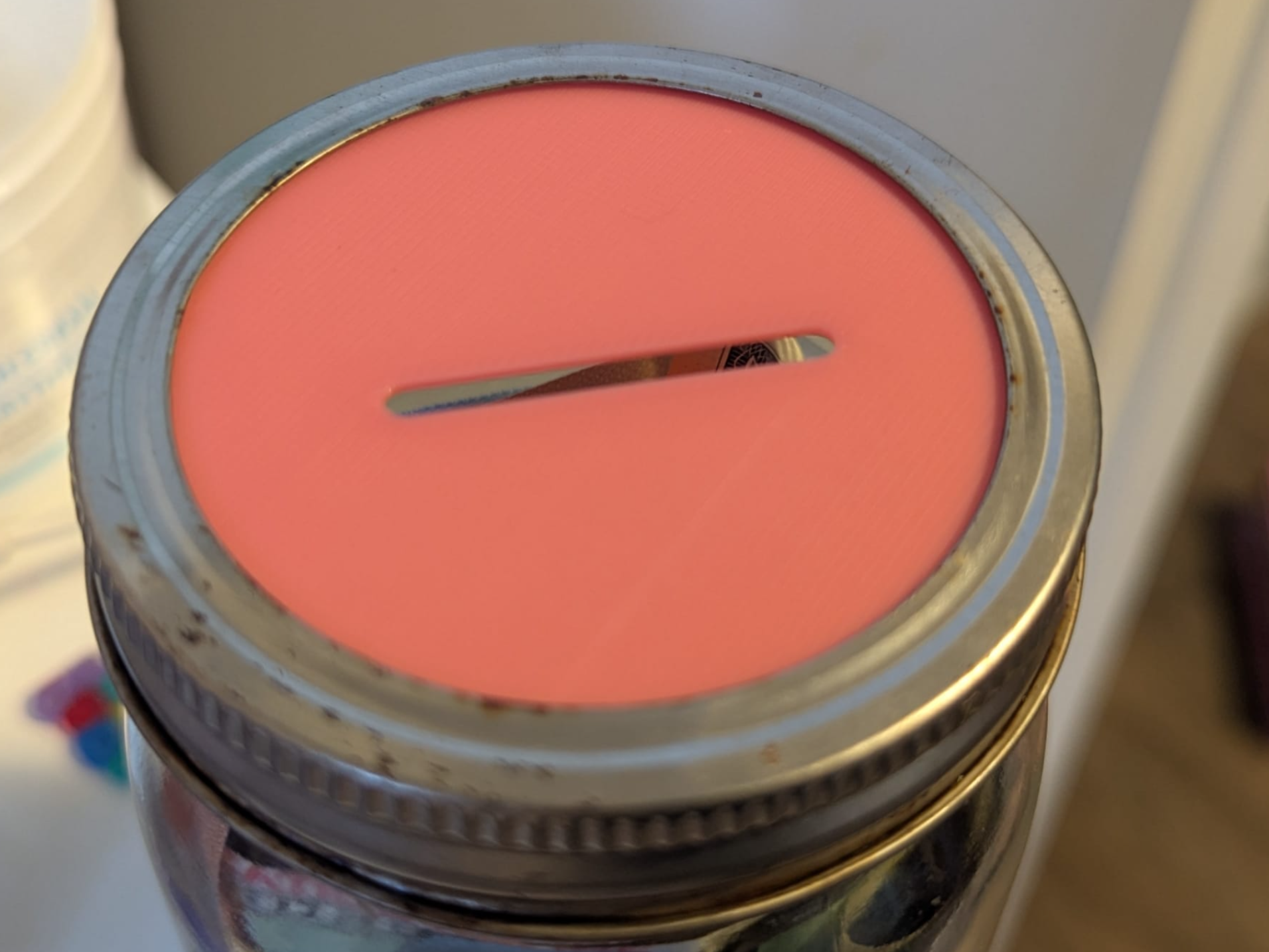 Mason Jar Coin Slot (Parameterised)