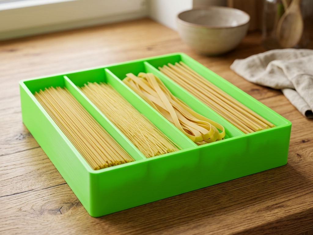 Stackable Frozen Pasta Storage Tray