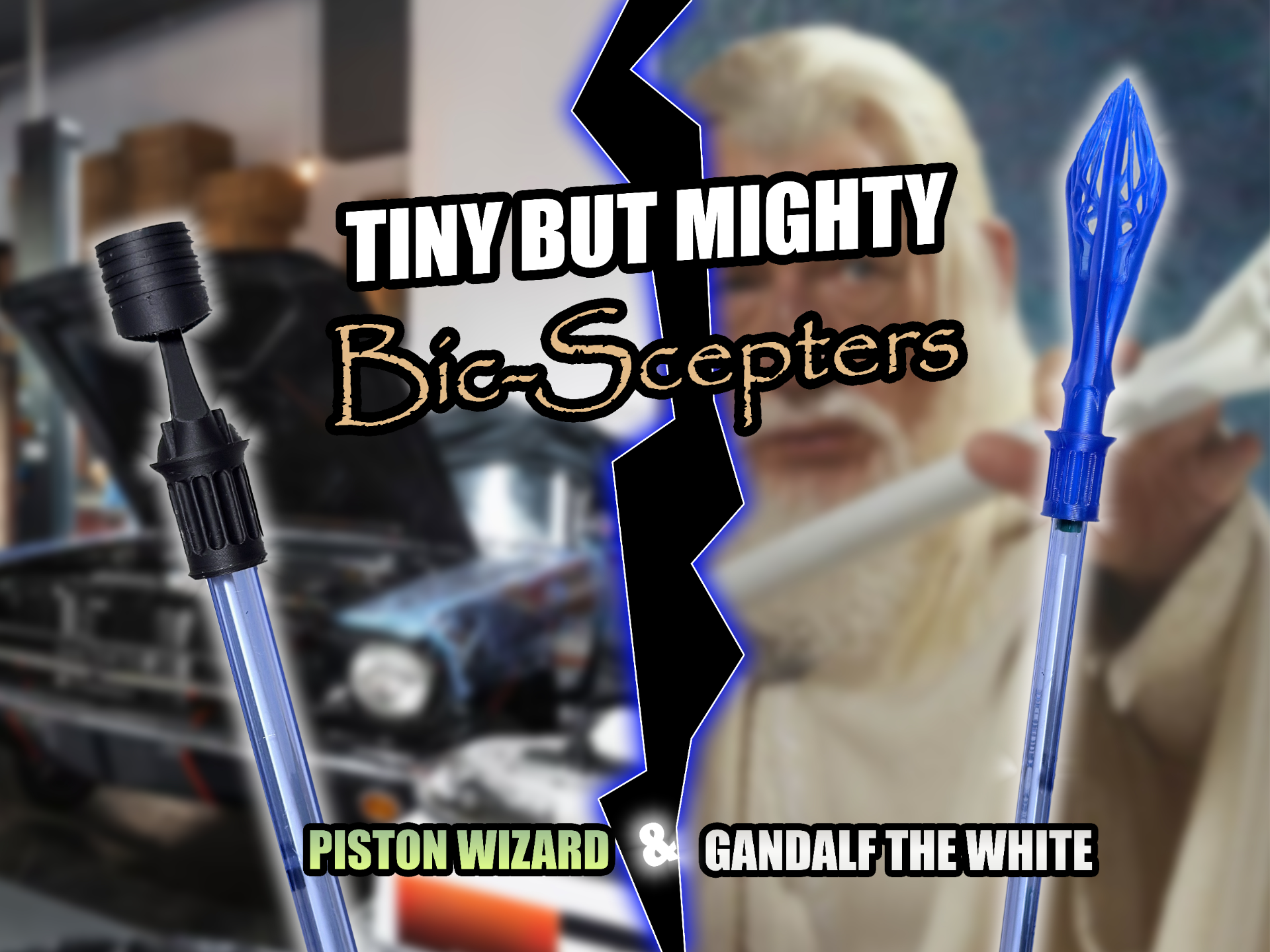 Mini Bic Ballpoint Scepters!