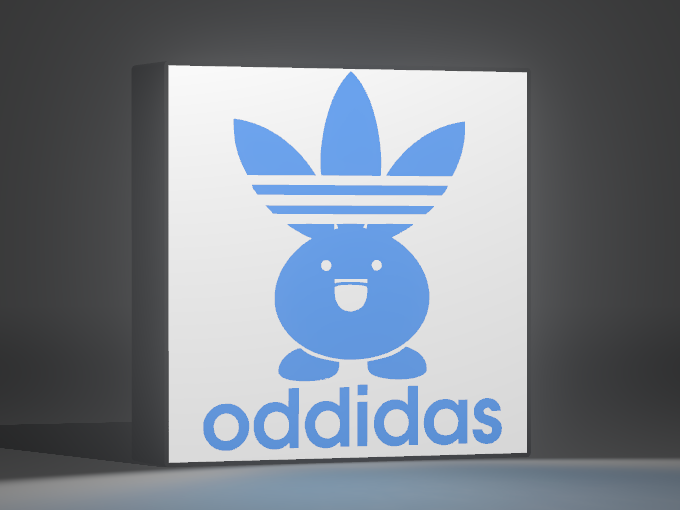 pokemon oddish addidas lightbox