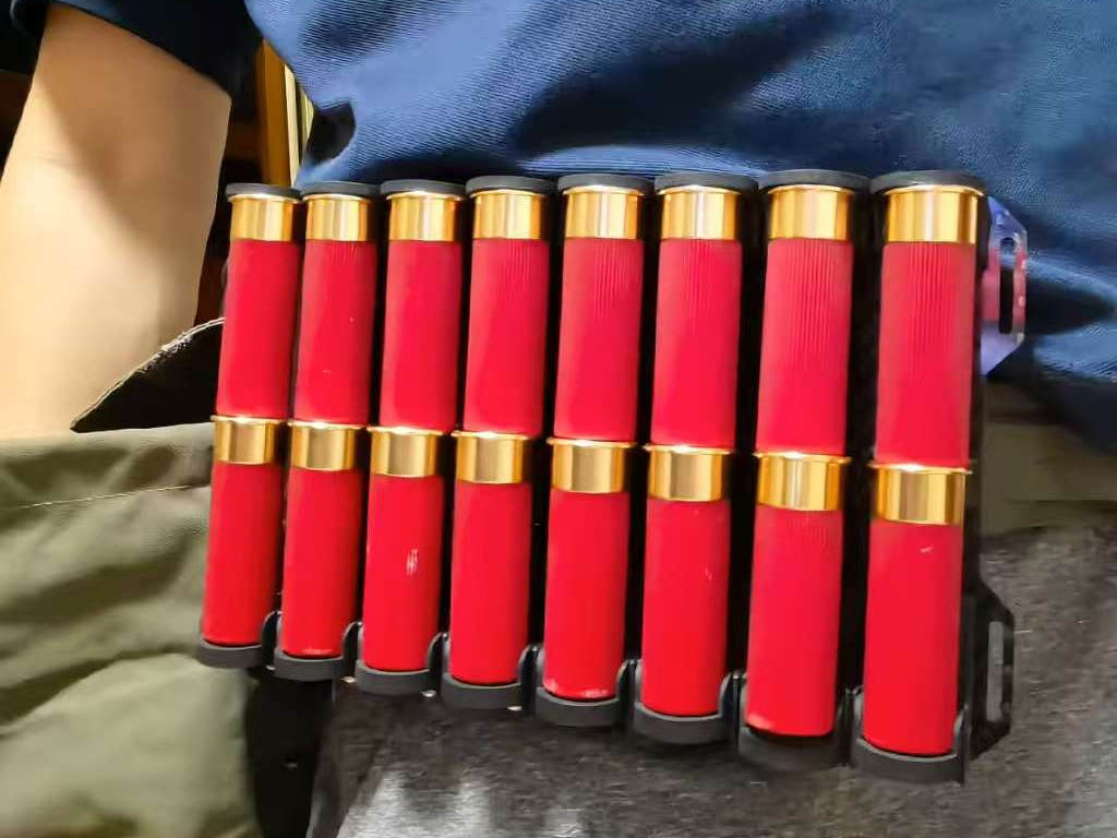 霰弹快拔    Molle弹夹 竞技战术软弹模型玩具    aka配件NERF携弹板  软蛋快拔套