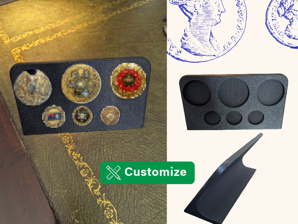 Parametric Challenge Coin Stand