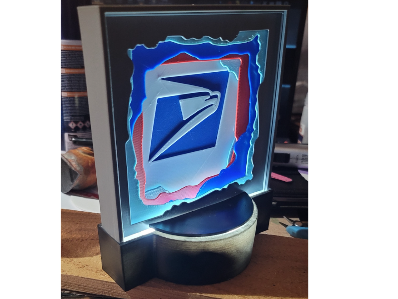 USPS Logo Light Box